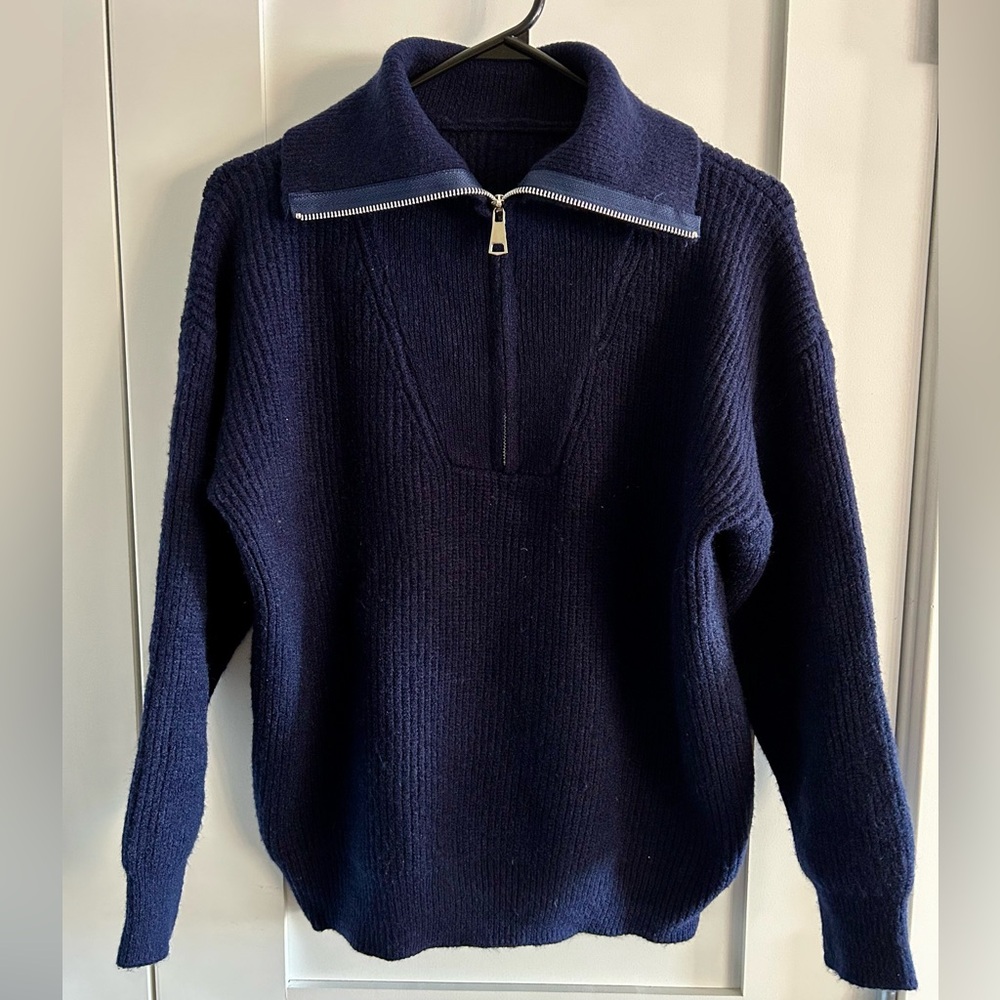 Navy Blue Sweater